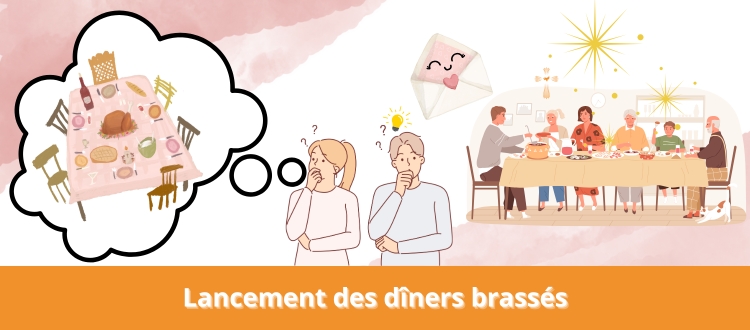 Lancement des dîners brassés de la paroisse ! Inscrivez-vous dès maintenant.